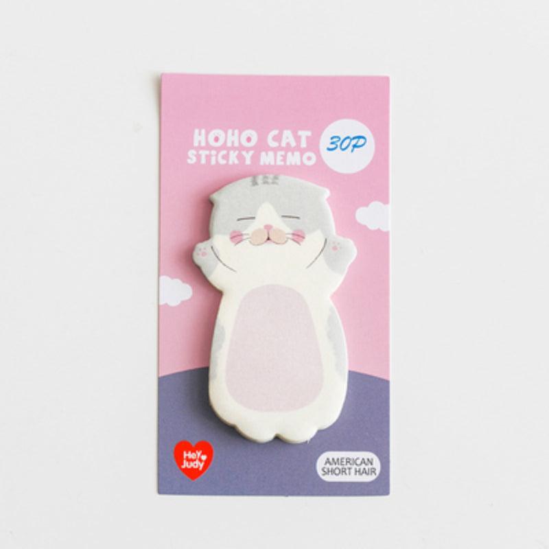 Adorable Cat Sticky Notes for Students & Scrapbooking