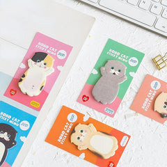 Adorable Cat Sticky Notes for Students & Scrapbooking