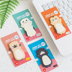 Adorable Cat Sticky Notes for Students & Scrapbooking