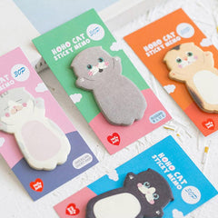 Adorable Cat Sticky Notes for Students & Scrapbooking
