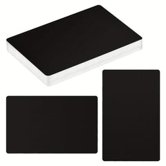 50pcs Metal Business Cards Aluminum Blank Business Cards DIY Gift Cards