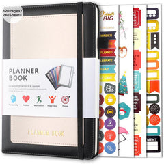 Weekly & Monthly Planner To Do List Notebook with Stickers