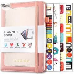 Weekly & Monthly Planner To Do List Notebook with Stickers