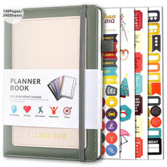 Weekly & Monthly Planner To Do List Notebook with Stickers
