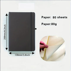 A5 Ruled Notebook With Pen Holder 80 Sheets 160 Pages