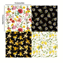 24 Sheets Scrapbooking DIY Paper for Origami and Greeting Cards