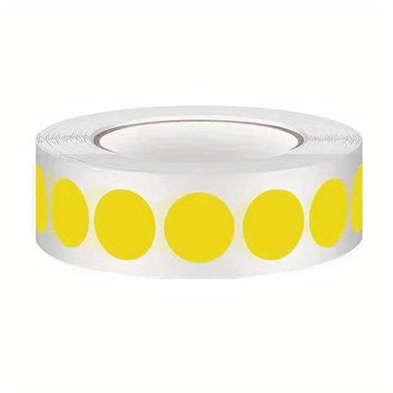 1000pcs 2.54x0.5cm Round Coding Circle Dot Labels Self Adhesive Sticker