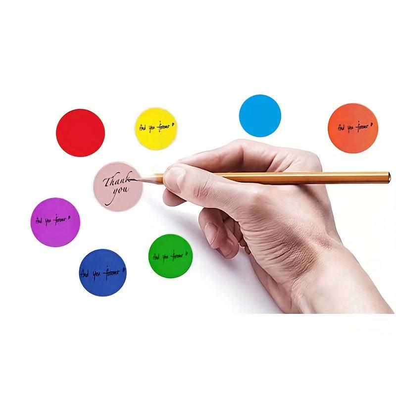 1000pcs 2.54x0.5cm Round Coding Circle Dot Labels Self Adhesive Sticker