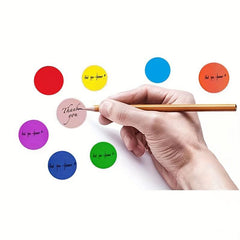 1000pcs 2.54x0.5cm Round Coding Circle Dot Labels Self Adhesive Sticker