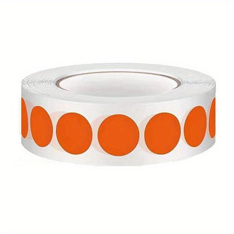 1000pcs 2.54x0.5cm Round Coding Circle Dot Labels Self Adhesive Sticker