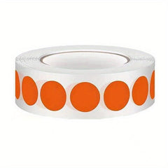 1000pcs 2.54x0.5cm Round Coding Circle Dot Labels Self Adhesive Sticker