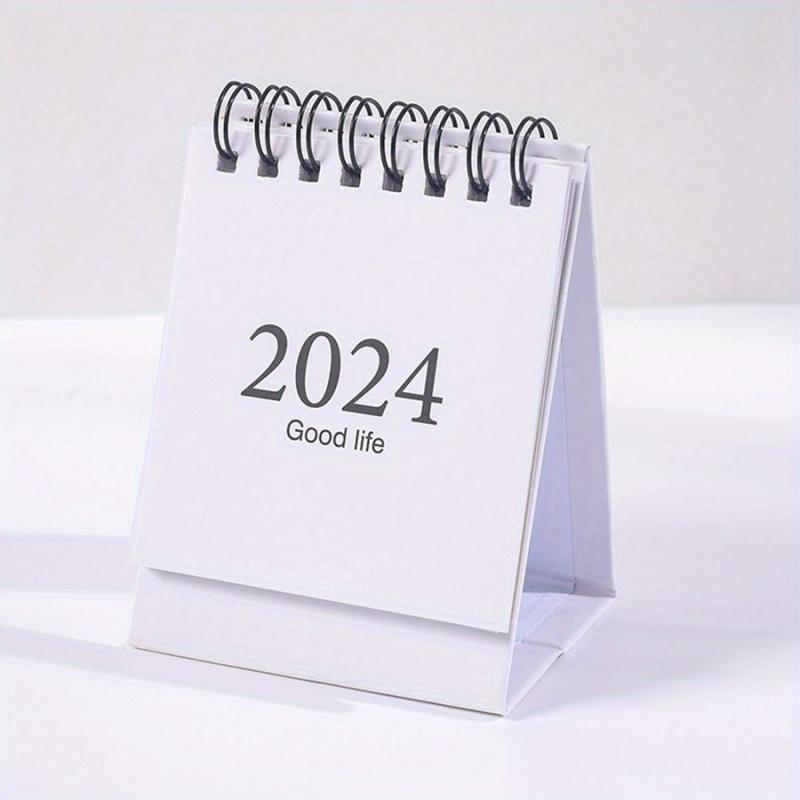 Mini Desk Calendar Creative Coil Calendar Desktop Ornament