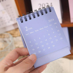 Mini Desk Calendar Creative Coil Calendar Desktop Ornament