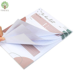 Tree Design To-Do List Notepad, 8.6 x 6.5 Inches, 52 Sheets