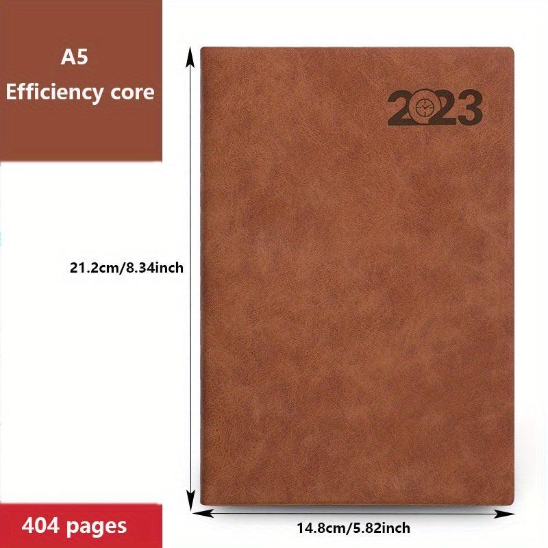 1pc A5 Efficiency Notepad Office School Supplies Loose Leaf Diary