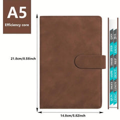 1pc A5 Efficiency Notepad Office School Supplies Loose Leaf Diary