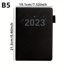B5 Extra Thick 360 Pages Leather Business Notepad