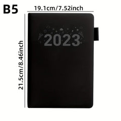 B5 Extra Thick 360 Pages Leather Business Notepad