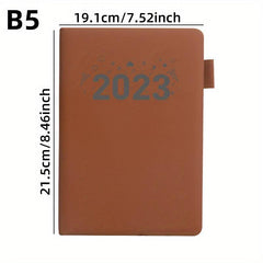 B5 Extra Thick 360 Pages Leather Business Notepad