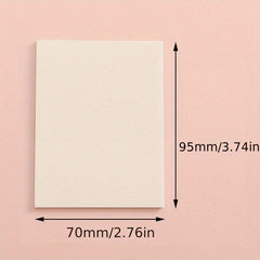 Translucent Sticky Notes 50 Sheets Waterproof Self Sticky Note Pads 1 Pack