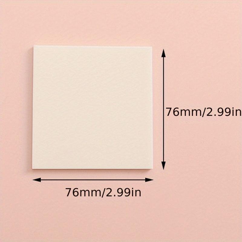 Translucent Sticky Notes 50 Sheets Waterproof Self Sticky Note Pads 1 Pack