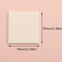 Translucent Sticky Notes 50 Sheets Waterproof Self Sticky Note Pads 1 Pack