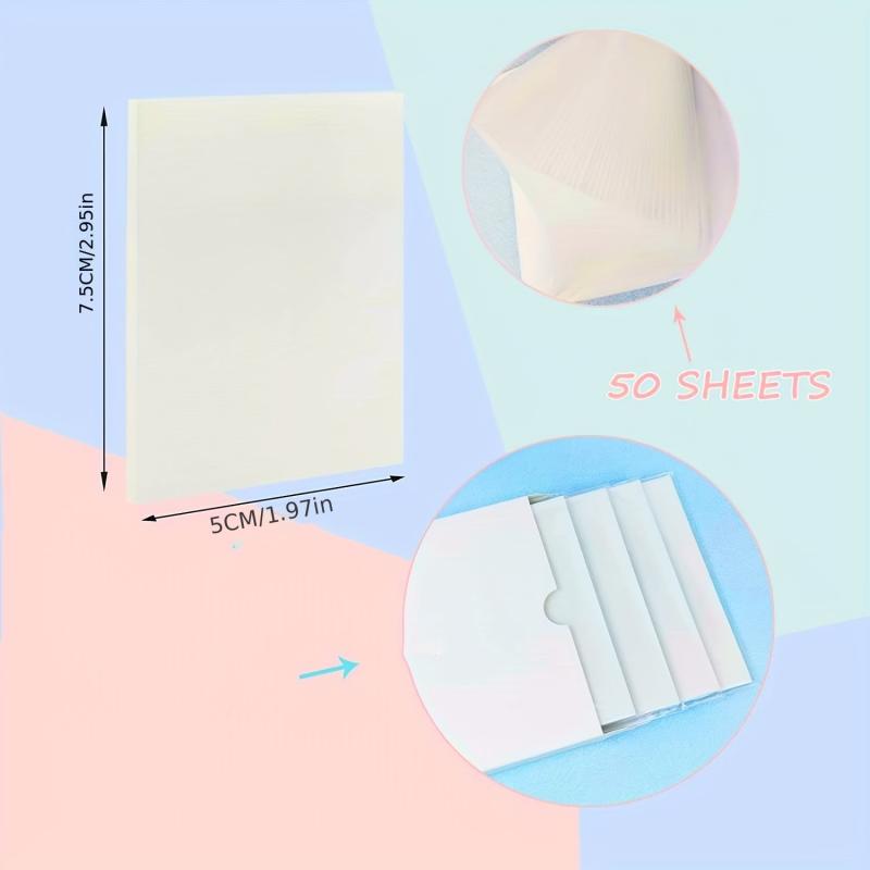 Translucent Sticky Notes 50 Sheets Waterproof Self Sticky Note Pads 1 Pack