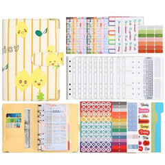A6 Budget Binder Planner Book Cash Envelopes Saving Money Organizer