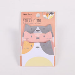 Cute 3-Layer Cartoon Animals Sticky Notes Index Sheet To Do List Planner Sticker