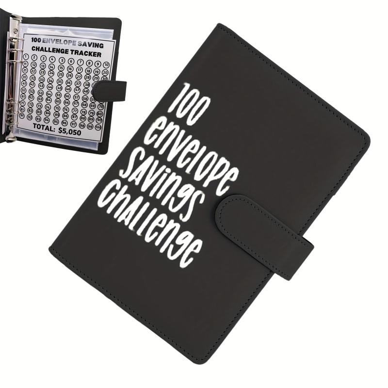 100 Envelopes Money Saving Challenge Binder Budget Planner Book Cash Envelopes