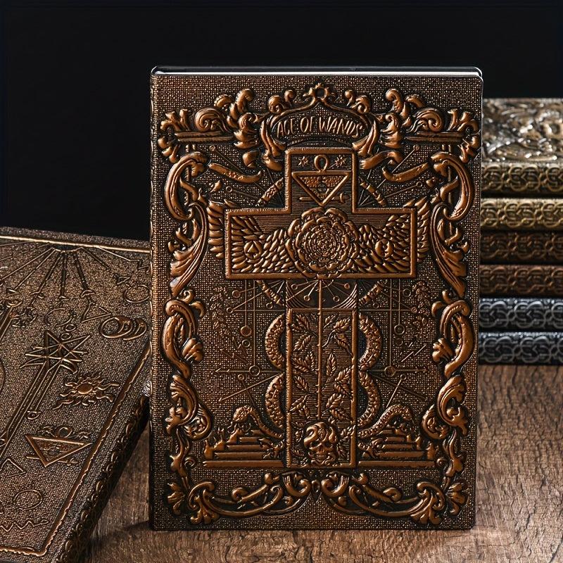 3D Relief Tarot Style Notepad Student Notebook