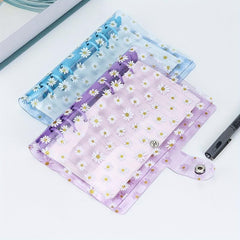 Daisy A6 Binder w/ 45 Pages of Loose Leaf Paper, Colorful PVC Hand Account Book