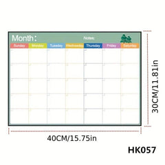Magnetic Message Board Daily Life Schedule Table Whiteboard Paste Memo Note