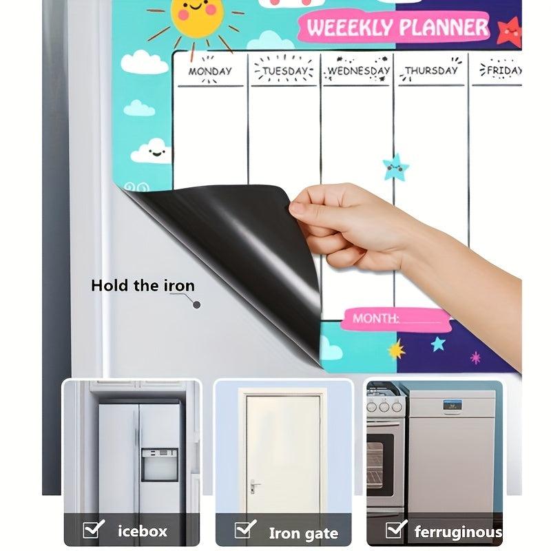 Magnetic Message Board Daily Life Schedule Table Whiteboard Paste Memo Note