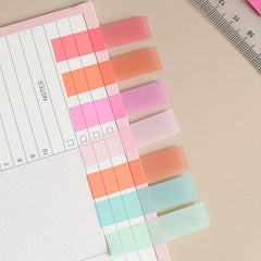 200 Sheets PET Sticky Notes Index Stickers Note Stickers Label Paper