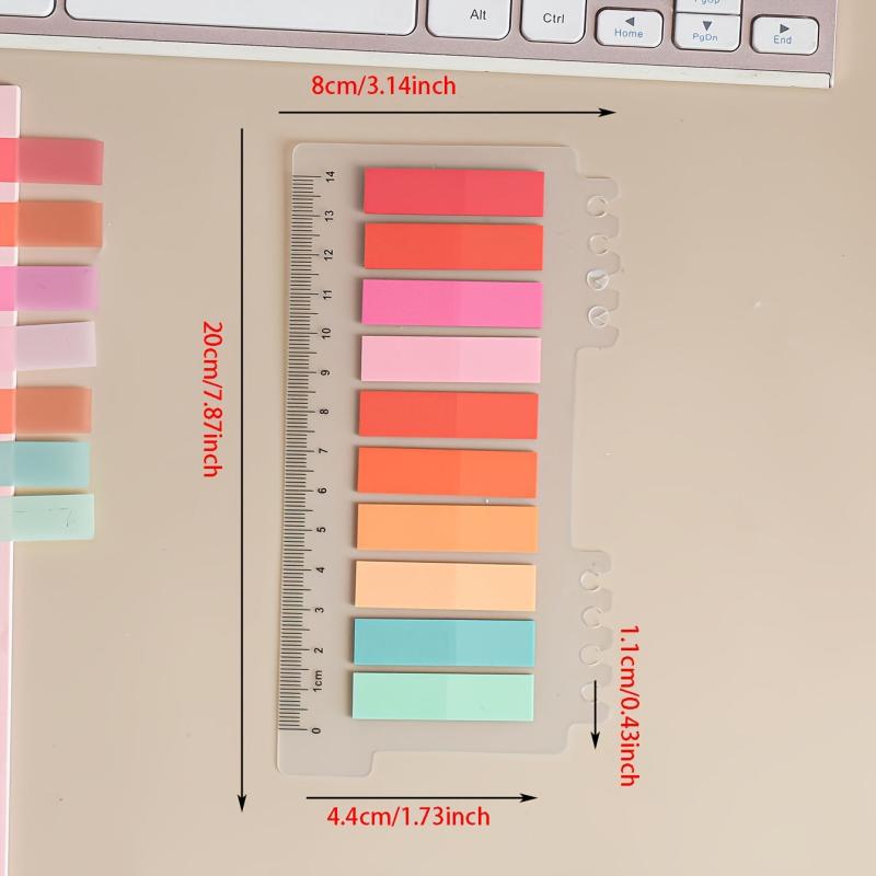 200 Sheets PET Sticky Notes Index Stickers Note Stickers Label Paper