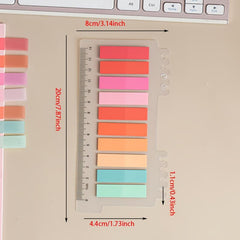 200 Sheets PET Sticky Notes Index Stickers Note Stickers Label Paper