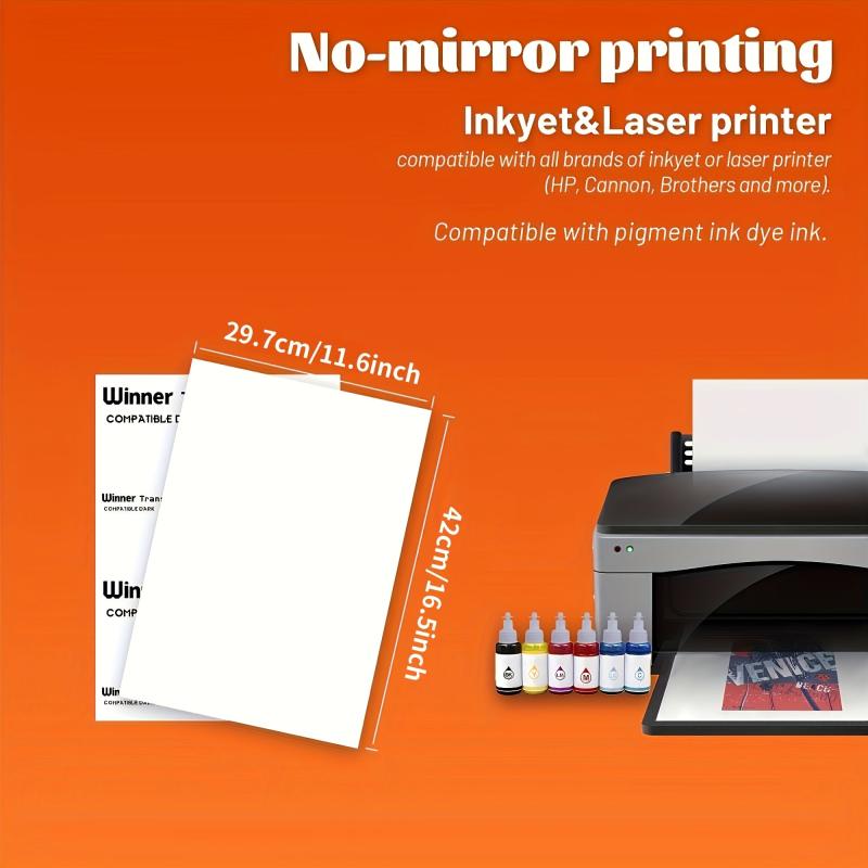 20 Sheets A3 Transfer Double Sided Matte Thermal Teflon Paper