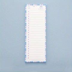 1pc Ins Creative Horizontal Line Grid Memo Plan Book
