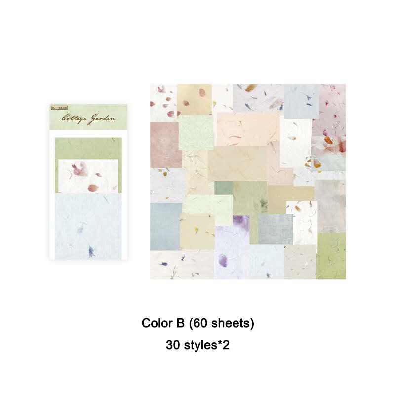 60 Sheets Vintage Scrapbook Paper Journaling Scrapbooking Supplies