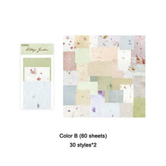 60 Sheets Vintage Scrapbook Paper Journaling Scrapbooking Supplies