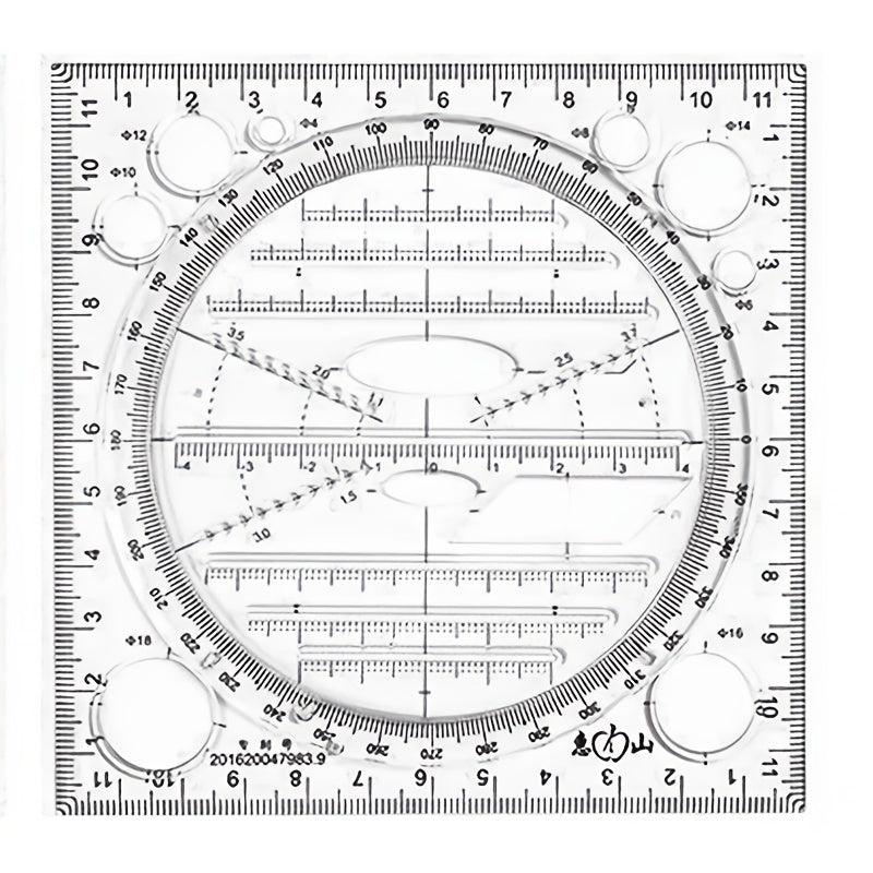 Multifunctional Transparent Ruler