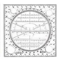 Multifunctional Transparent Ruler