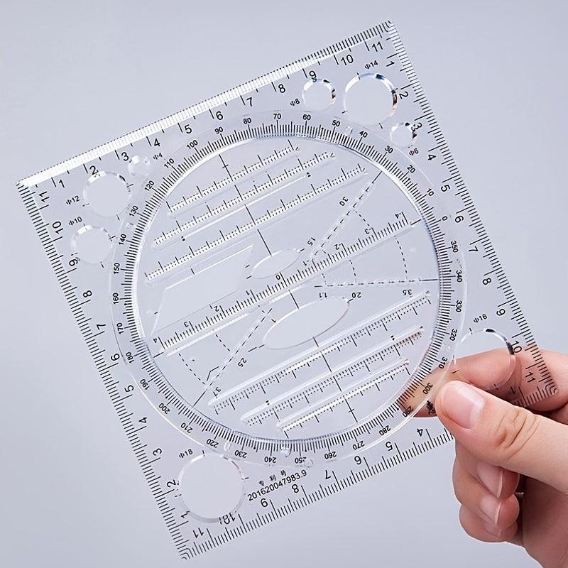 Multifunctional Transparent Ruler