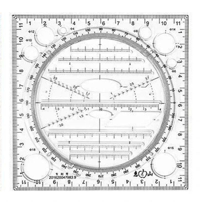 Multifunctional Transparent Ruler