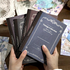 80 Sheets Vintage Floral Scrapbook Paper DIY Crafts Decoupage Planners Notebooks