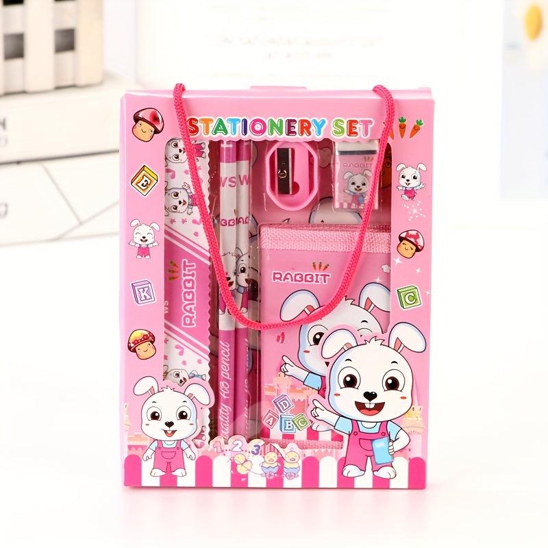 6pcs Stationery Set Coin Wallet Animal Cartoon Awards Christmas Present