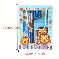 6pcs Stationery Set Coin Wallet Animal Cartoon Awards Christmas Present
