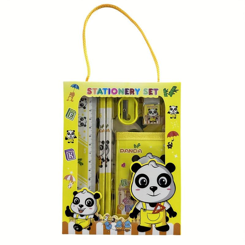 6pcs Stationery Set Coin Wallet Animal Cartoon Awards Christmas Present