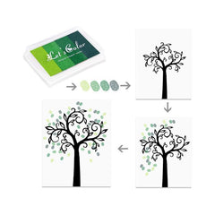 6pcs Rainbow Fingerprint Art Set for Kids